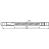 OSŁONA KABLOWA WPUSZCZANA W PROFIL ATLO-KPS-21X262/SHEEL-S BLACK ATLO